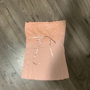 Guess tube top with lace